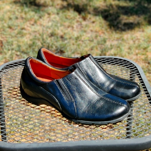 Naturalizer Shoes - Naturalizer Black Leather Loafers Slip Ons Comfort